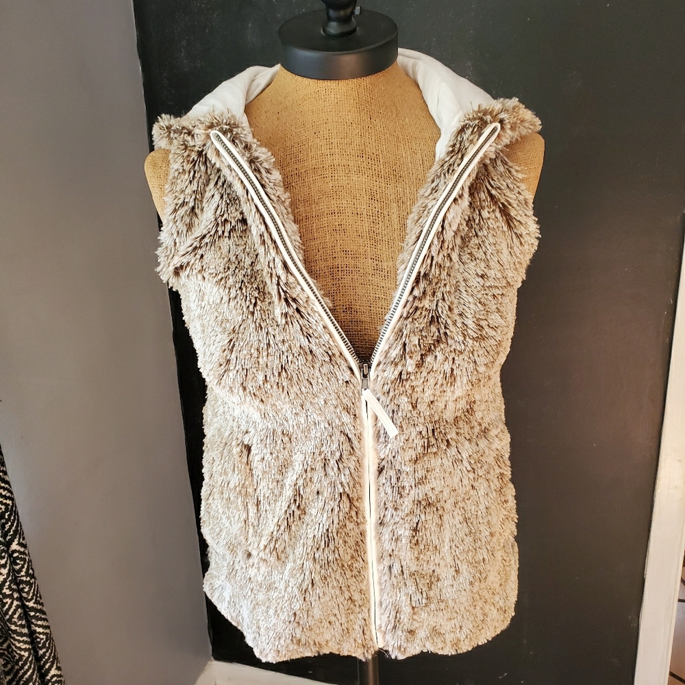 Altar'd State Soft Fur, lined vest, NWT